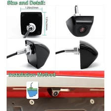 Car Backup Camera With Dynamic Trajectory Guide Line Rear View Camera Waterproof