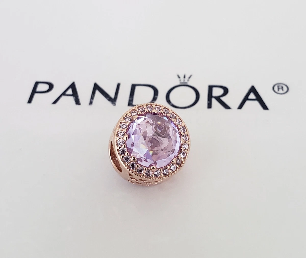 Lavender radiant hearts charm clearance