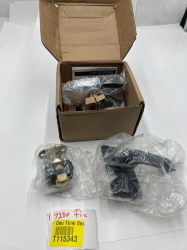 EMTEK Assa Abloy Door Lever Passage Handle Flat Black 5112 Geneva PICTURED ITEM - Picture 6 of 6