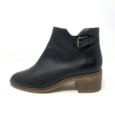Cole Haan Size 10 Grand OS Harrington Buckle Ankle Boots Bootie Block Heel