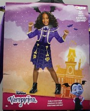 Halloween Disney Junior Vampire Vampirina Dress  Headpiece Costume Size 3T-4T