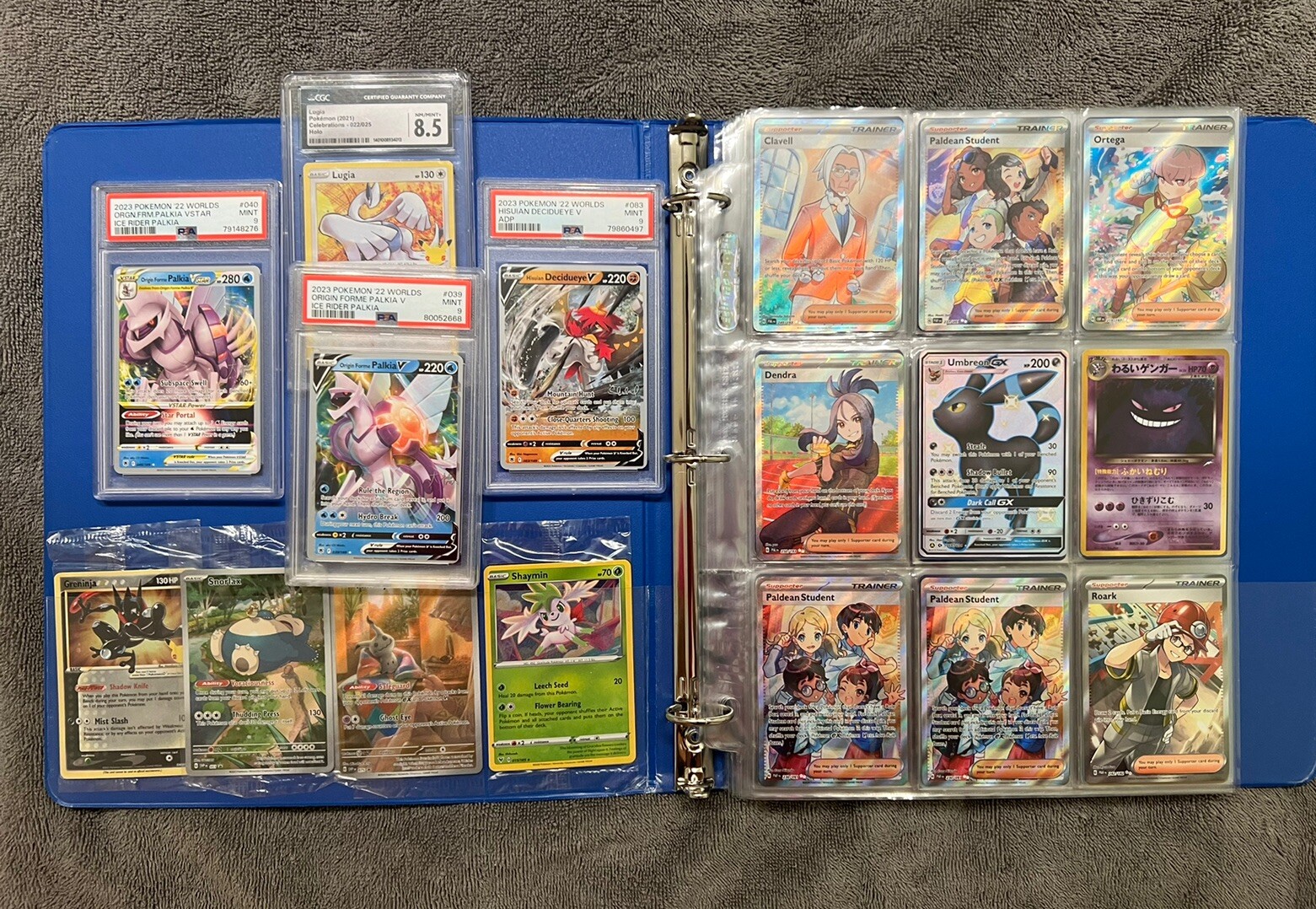 200x Pokemon Card Lot - Shiny Umbreon, Dark Gengar, PSA CGC Graded, Full Arts