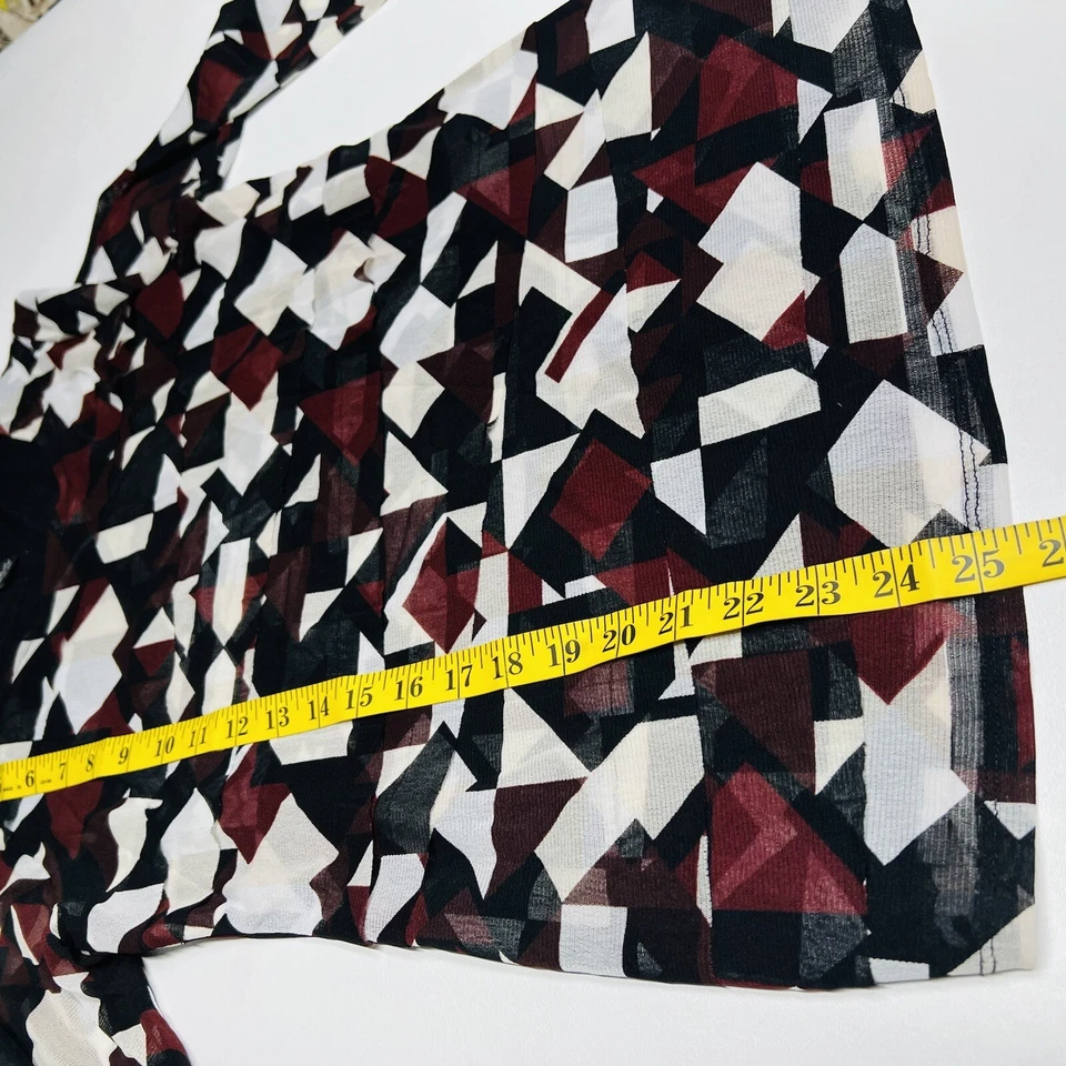 Blusa Top Alfani Mujer Talla M Negra Red Manga Larga Forrada Foto 4 de 4