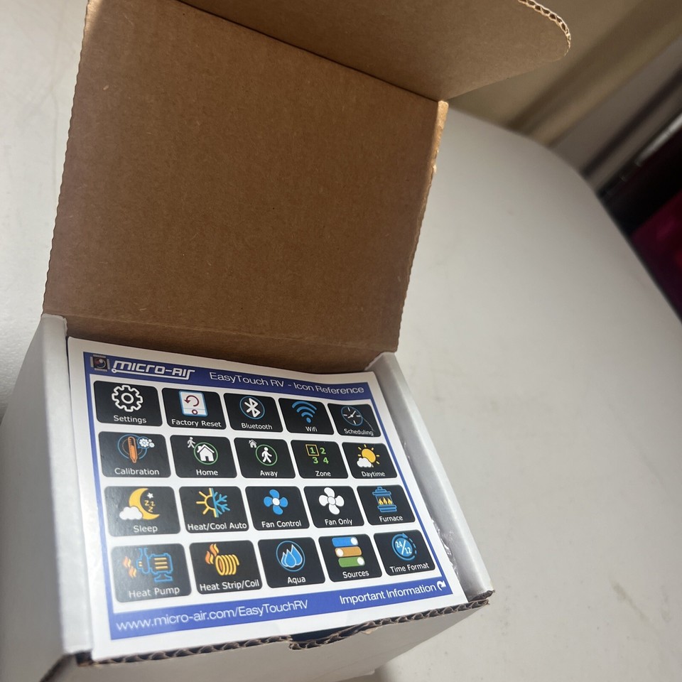 Micro-Air EasyTouch RV Control Display Black #ASY-350-X01 | eBay