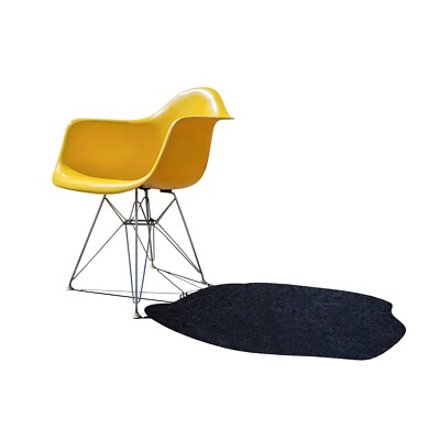 A Mid-century modern Eames DAR fiberglass armchair by Herman Miller