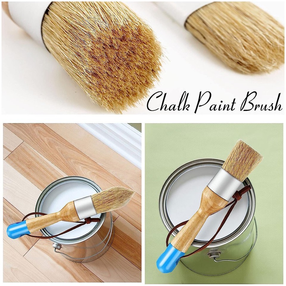 Brush for Acrylic Painting Bristle Stencil Brushes for Wood Furniture