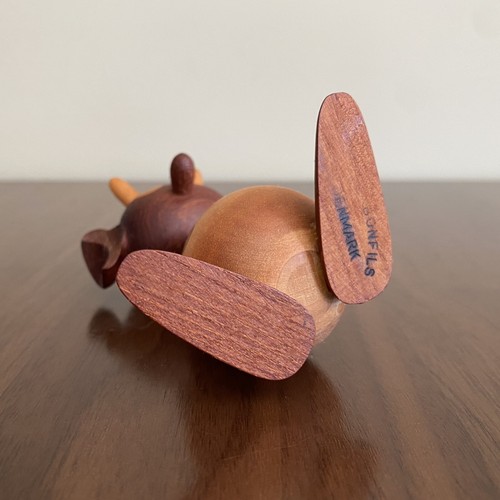 BRDR Bonfils Jacob Jensen Teak Wood Troll Doll Figurine Alien Martian Danish - 第 6/6 張圖片