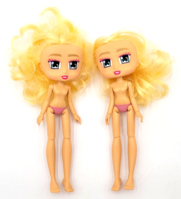 2017 Jay@Play Boxy Girls 8  Willa Dolls Blonde Green Eyes Two Dolls