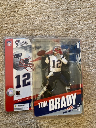 NFL Tom Brady New England Patriots McFarlane Variante BLANCA Segunda Edición Serie 11 2005 - Imagen 2 de 12