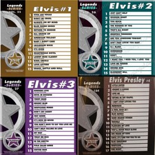 ELVIS LEGENDS SERIES KARAOKE CDG 4 DISC 25,26,27,184-Just Can't Help, Surrender