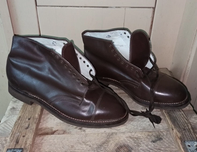 URSS SOVIÉTICO RUSO Rojo Ejército Oficial Uniforme MILITAR Botas de Cuero Talla 38 Foto 3 de 4