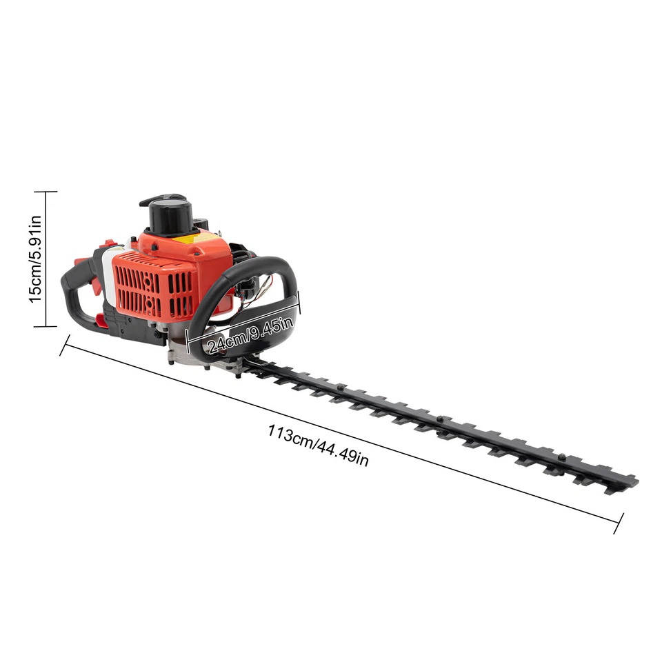 Gas Hedge Trimmer 22.5cc 2 Stroke Gas Powered Dual Sided Hedge Trimmer 650w - Image 2 of 4
