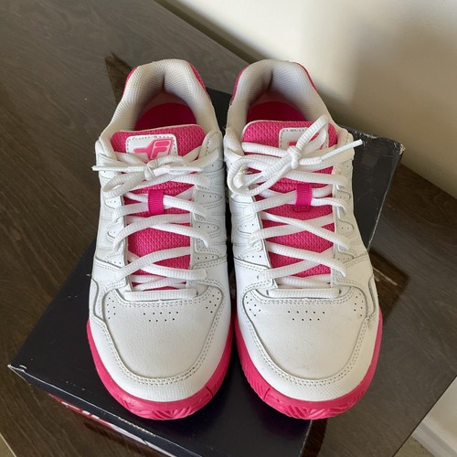 Fila Double Bounce Pickleball Womens Pink, White Sneakers Athletic Shoes
