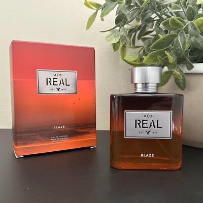 AEO Real BLAZE Eau De Cologne 1.7 fl oz 50 mL Spray For Men American Eagle 1977