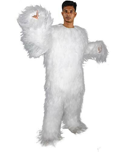 Unisex haariges Krieger Berg Bigfoot Yeti Kostüm | Affe Militärführer Kostüm - Bild 107 von 127