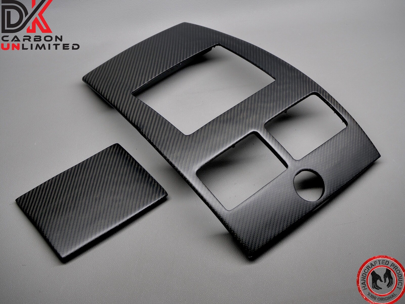Aston Martin Vantage DBS DB9 Manual Matte Carbon Center Console Ski Slope Set x4