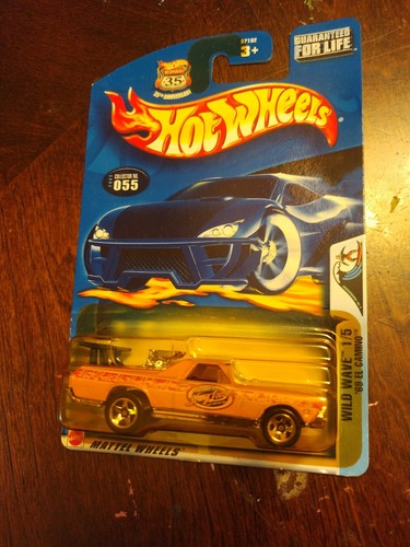 2003 Hot Wheels Wild Wave Series 1/5 '69 EL CAMINO #55 - Picture 3 of 3