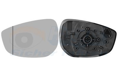 VAN WEZEL Spiegelglas, Außenspiegel 2751831 für MAZDA