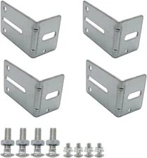 Garage Door Track Jamb Bracket, J6 Heavy Duty Bracket with 12 Silver 