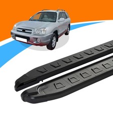 Trittbretter passend für Hyundai Santa Fe ab 11/2000-03/2006 NEWS Schwarz mit AB