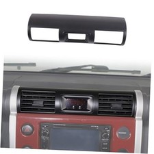 Car Interior Decoration Trim Cover Matt black Central control air Outlet