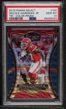 2019 Select Premier Level Tri-Color Prizm Mecole Hardman Jr PSA 10 GEM MT 0sm9