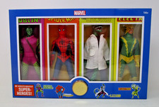 Spider-Man Action Figure 8" Mego Marvel 2024 Nuovo Sigillato Goblin Lucertola Electro