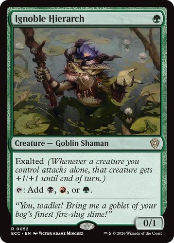 NM Ignoble Hierarch, MTG, Lorwyn Eclipsed, Magic the Gathering, 52