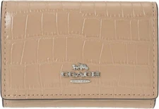 Coach OUTLET Micro Wallet CU914 SVST Silver/Stone