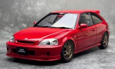 1:18 for MOTORHELIX for Honda for Civic for Type R EK9 for Milan Red LTD 399PCS
