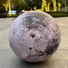 60'' Large Inflatable Moon, Solar System LED 60 inches, Moon