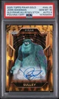 2025 Topps Chrome Pixar Gold  - Sulley - John Goodman Auto /25 Auto PSA 10 POP 1