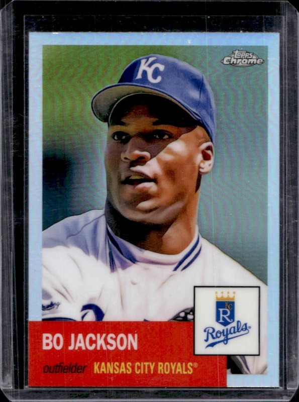 2022 Topps Chrome Platinum Bo Jackson RC Refractor Rookie #290 Royals