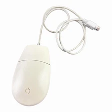 Vintage Official 90's Apple Desktop Bus Mouse II M2706 Tested & Working GUC