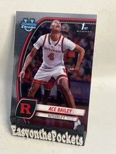 2025 Bowman U Chrome 1st Bowman Ace Bailey RC #1 Rutgers Jazz
