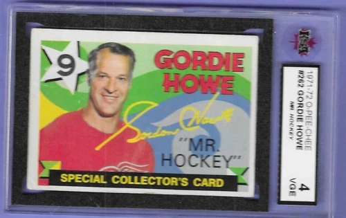 1971-72 O-Pee-Chee Gordie Howe "MR. Hockey" KSA 4 VG-EX-MT #262