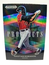 2021 Panini Prizm Draft Picks Kristian Robinson #P-KR Prospects Holo Arizona