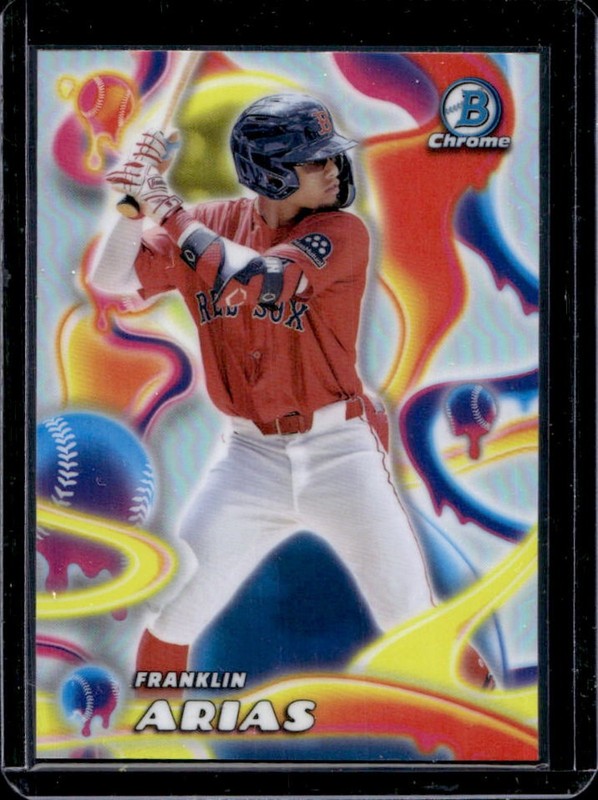 2025 Bowman Chrome Franklin Arias Melt Mashers #MM-14 Red Sox