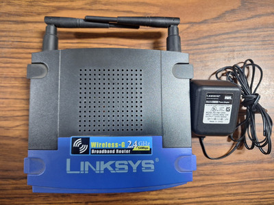 Linksys WRT54GL 54 Mbps Wireless-G WiFi Router---DD-WRT firmware v24-sp2