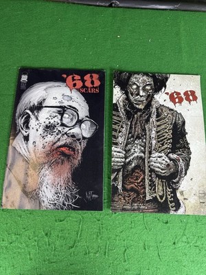  68 Scars #1 & #2 (Cover B) Image Comics 2011 Zombie Horror Nat Jones