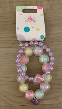 Disney Parks Minnie Mouse  Bow Friendship Bead Stretch Bracelet Set Of 2