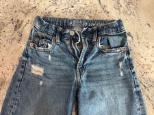 GAP Girl  s Low Stride Wide Leg Jeans 10 Slim