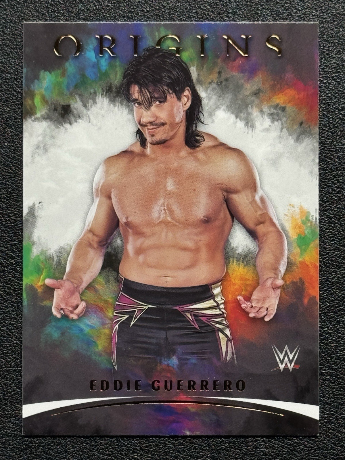 2022 WWE Panini Chronicles Eddie Guerrero Origins # 133 Bronze Parallel - Legend