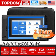 2026 TOPDON VeriDiag X800BT 34+Reset Bluetooth Bidirectional Vehicle Code Reader