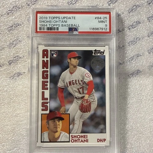 2019 Topps Update Series - 1984 Topps Baseball Shohei Ohtani #84-25 PSA 9 Angels