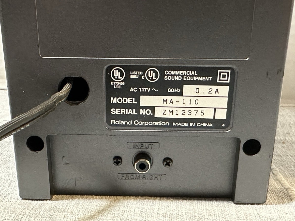 Roland MA-110 Micro Monitor Speaker (Single) | eBay