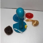 Vintage 1993 Mattel Barbie Wig Stand Vanity Salon Accessories Lot Hats Wigs Comb