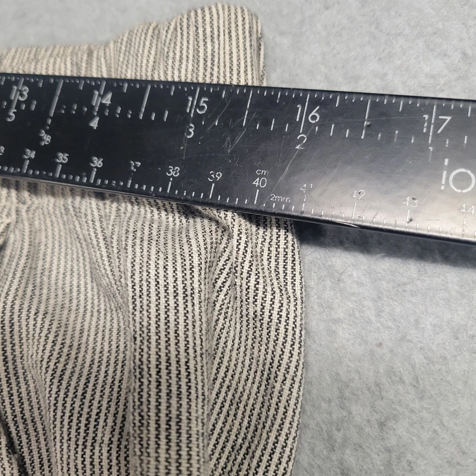 Eileen Fisher Pants Womens Size S/P Striped Organic Linen Cotton Light Boat - Image 3 of 4