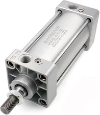 Baomain Pneumatic Air Cylinder SC 63 X 50,PT 3/8, Bore 2 1/2 Inch(63Mm), Stroke 