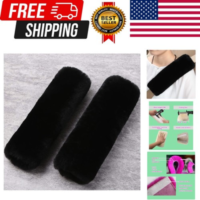#ad Authentic Sheepskin Car Seat Belt Pad2 Pack Soft Seat Belt Cover for Shoulde... $27.99